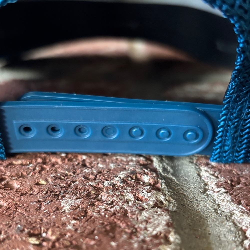 Carhartt Bright Blue Mesh-Back Flexfit Trucker Hat - Picture 7 of 9